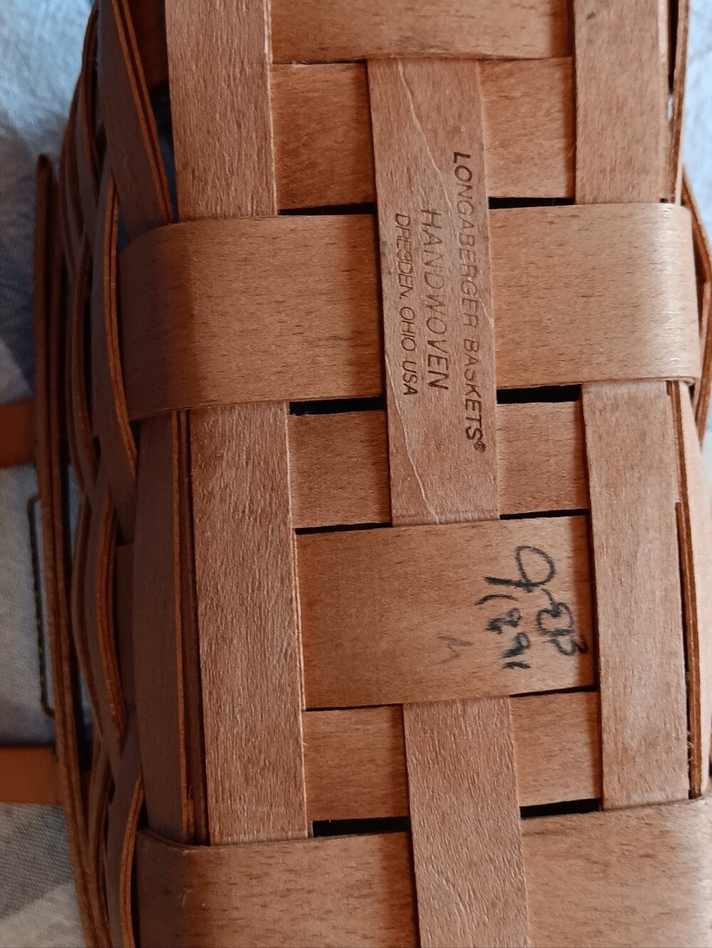 Longaberger Basket - Hanging Wall Basket - Picture 6 of 6